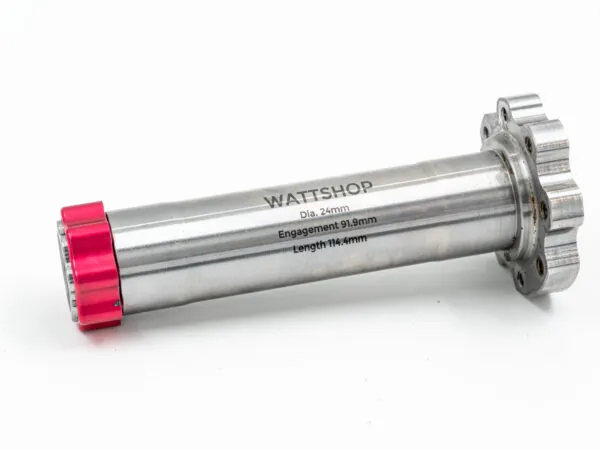 Wattshop Cratus Crank Spindle - 24mm Steel 114.4mm - Image 2