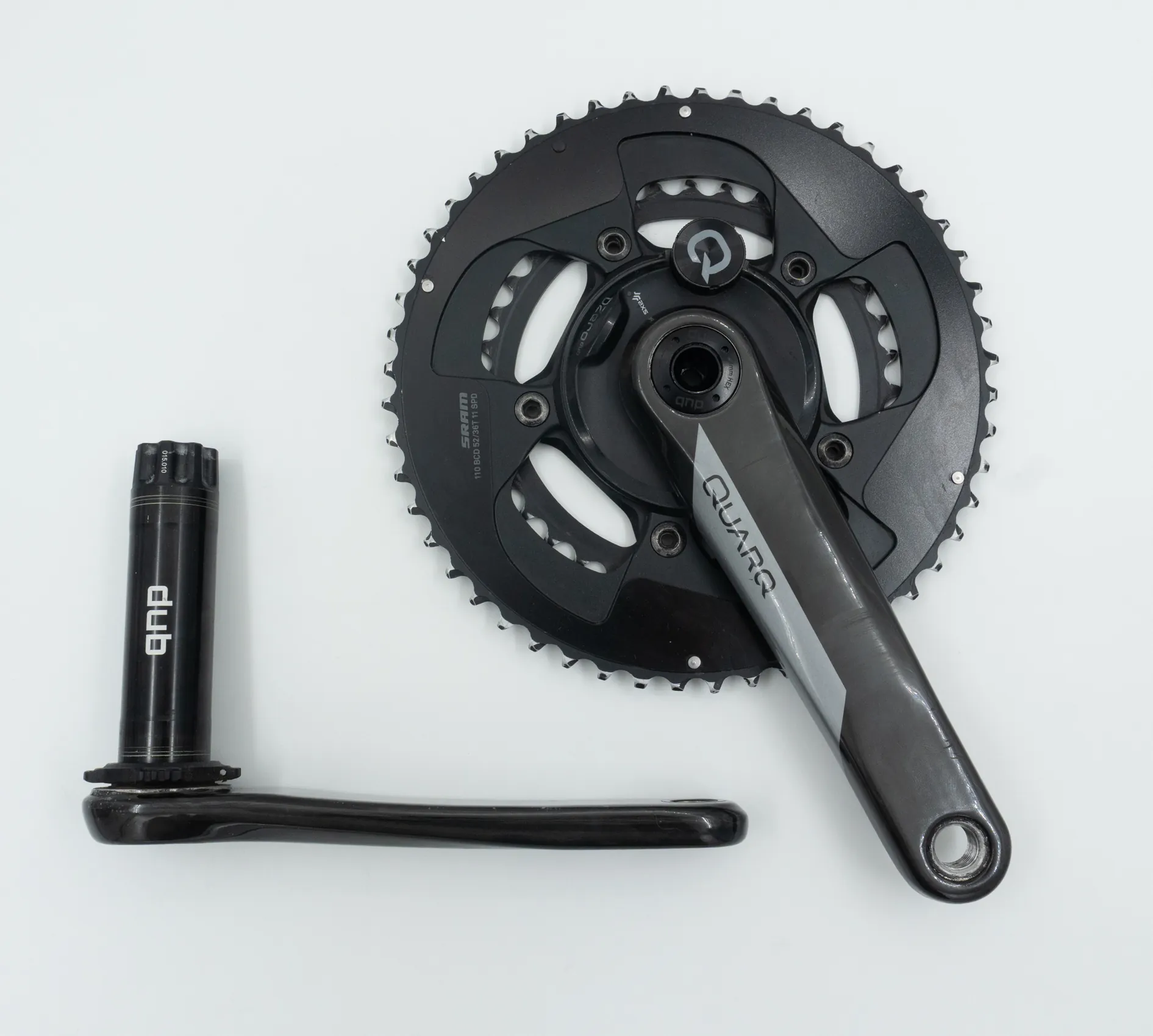 Quarq D-Zero DUB Crankset 52x36 172.5mm - Image 2