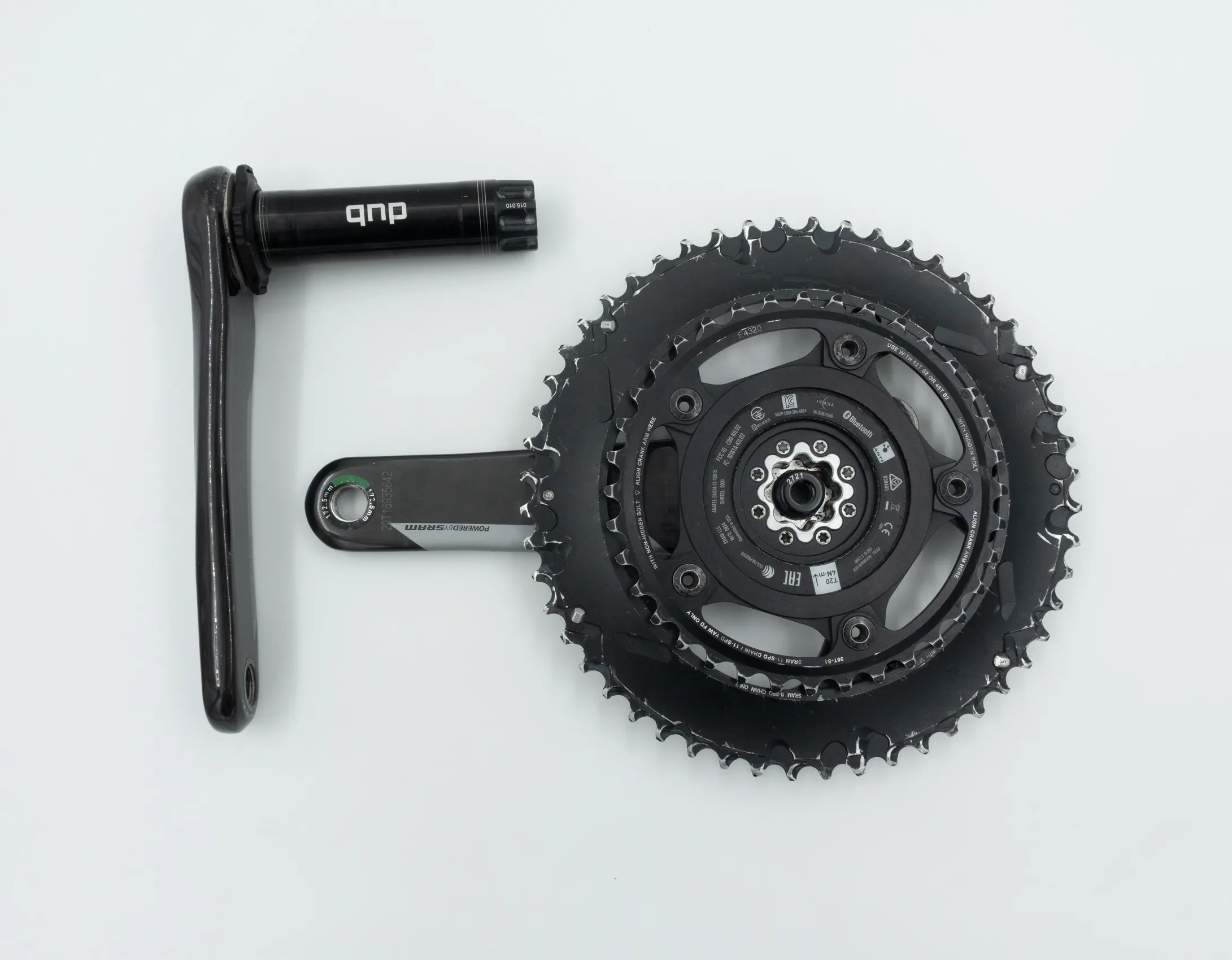Quarq D-Zero DUB Crankset 52x36 172.5mm - Image 3