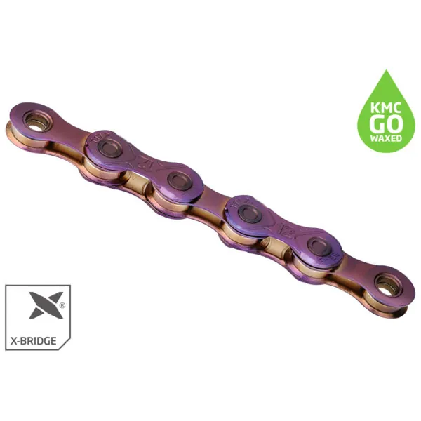 KMC TT Chain - WAXED | 12-speed - neo chrome
