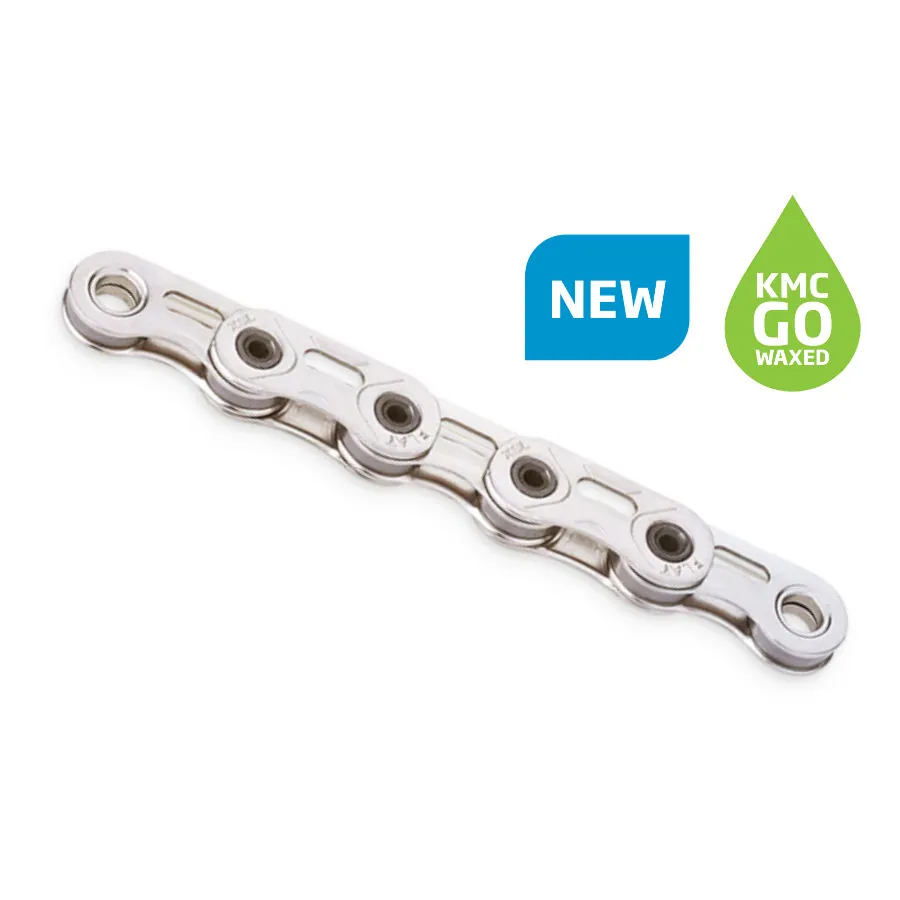 KMC XSL-Flat Chain - WAXED | 12/13-speed - 126 Links | silver - Image 2