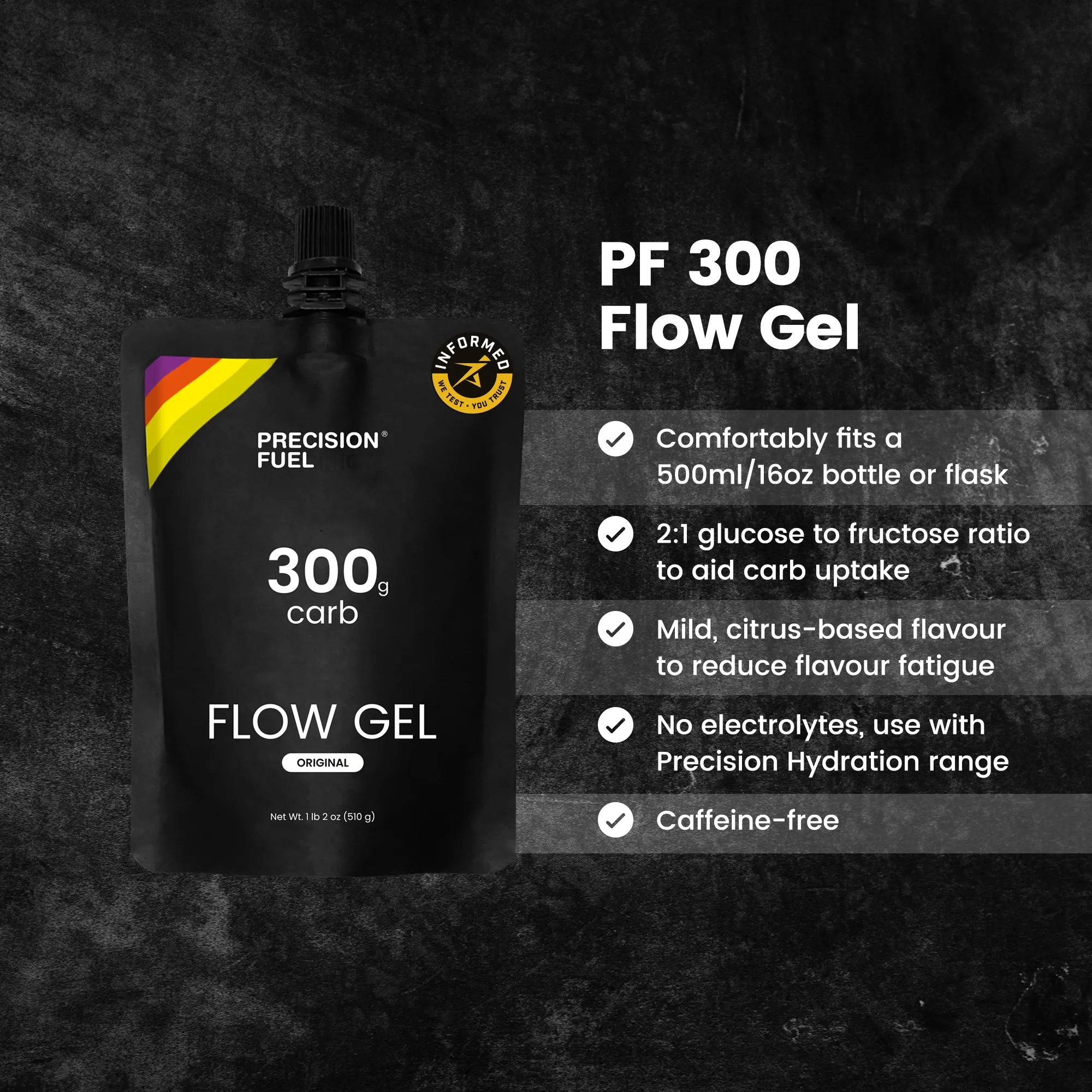 Precision Fuel 300 Carb Flow Gel - Image 3