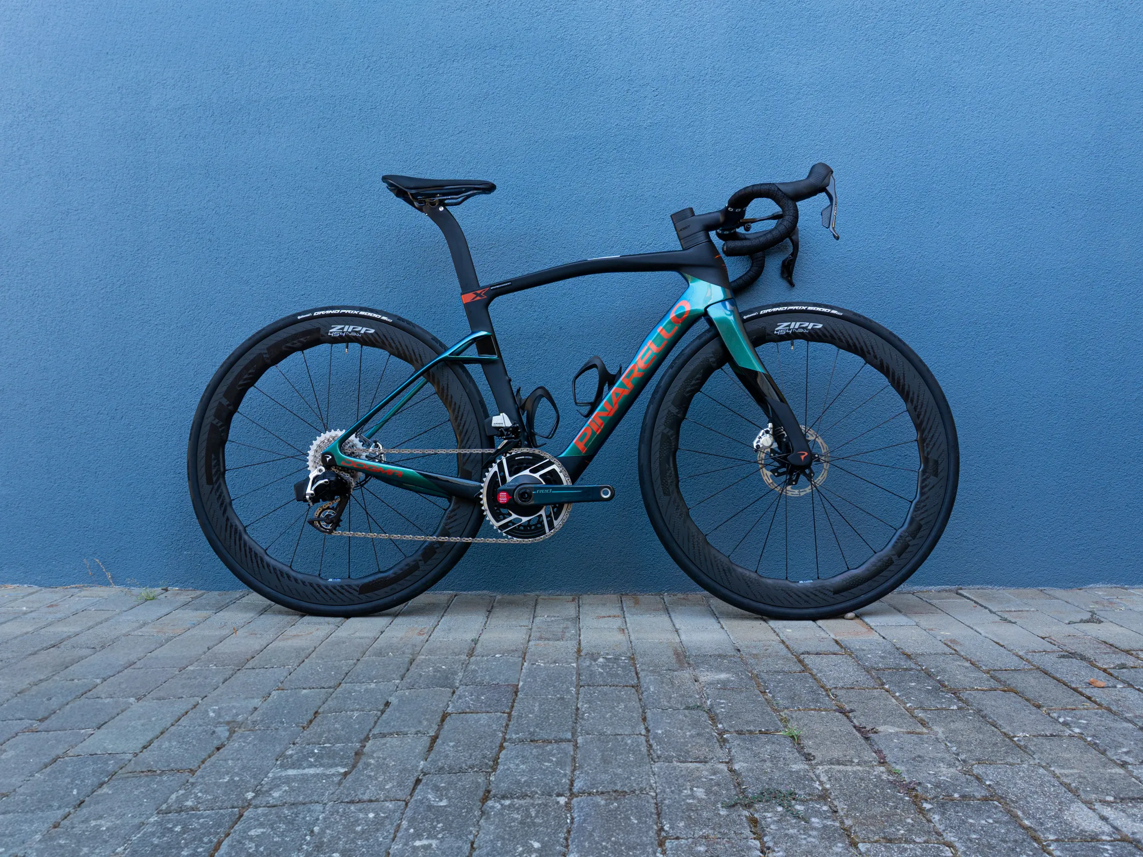 Pinarello Dogma X SRAM RED ETAP AXS - ZIPP 454 NSW XDR - Jade Eclipse - Size 515 - Image 9